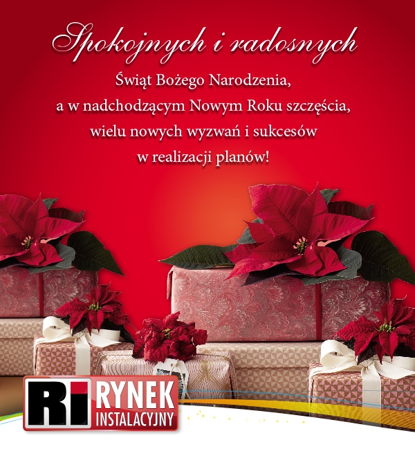 Spokojnych i radosnych Świąt Bożego Narodzenia, a w nadchodzącym Nowym Roku szczęścia, wielu nowych wyzwań i sukcesów w realizacji planów!