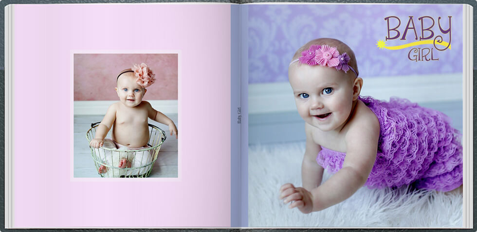 baby photo album book