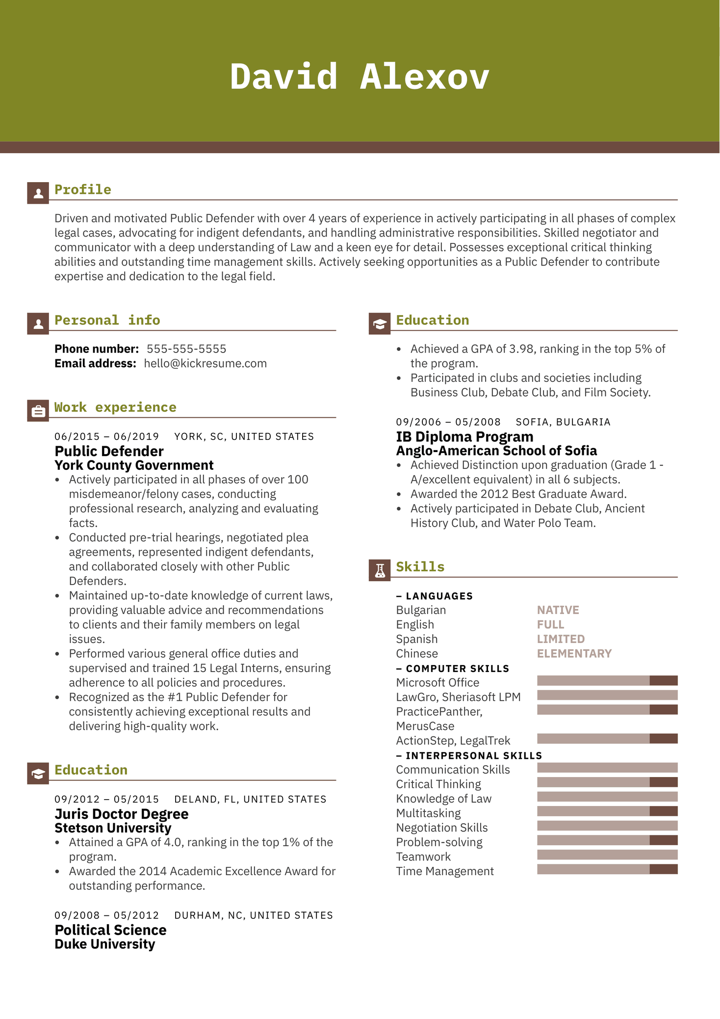 public defender resume example kickresume example of administrative assistant resumes