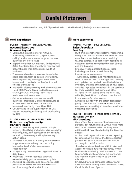 Executive Management Resume Samples From Real