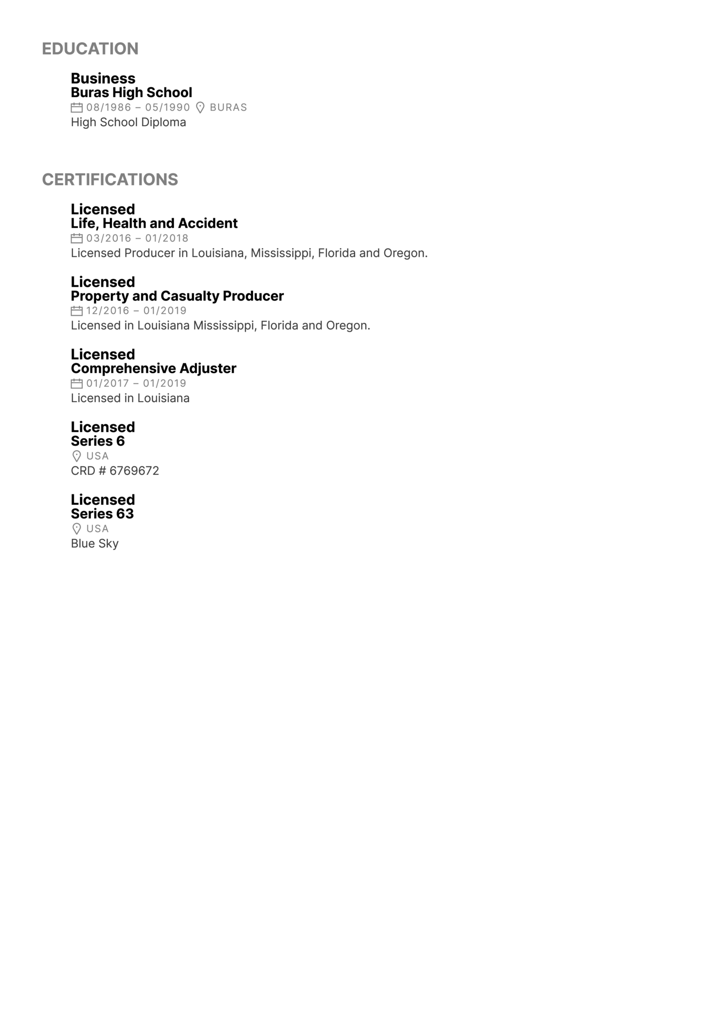 Financial Services Associate At Prudential Resume Sample Kickresume