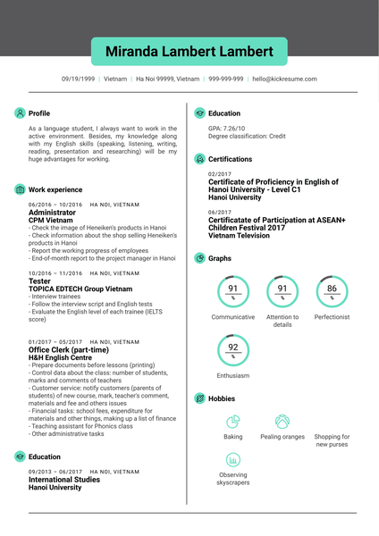 Assistant of CEO Resume Sample