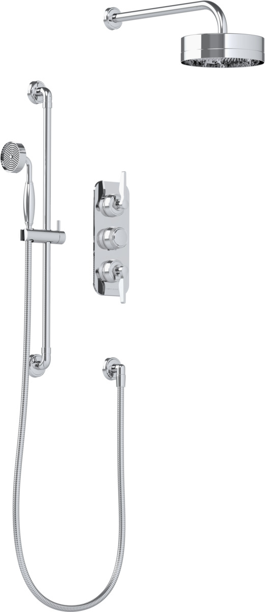 1/2" Concealed thermostatic shower 2 volume controls Samuel Heath