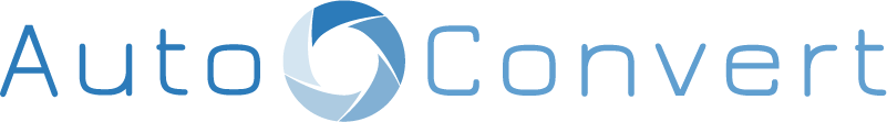 AutoConvert Logo White BG