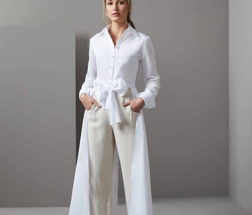 Tie-front shirt by Sassi Holford - Sassi's Staples