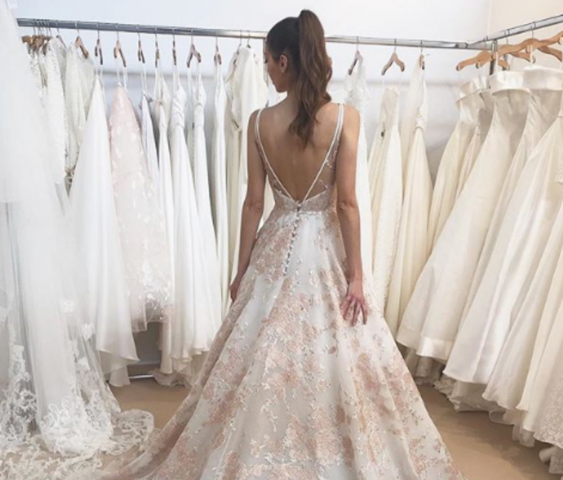 Blush Wedding Dress
