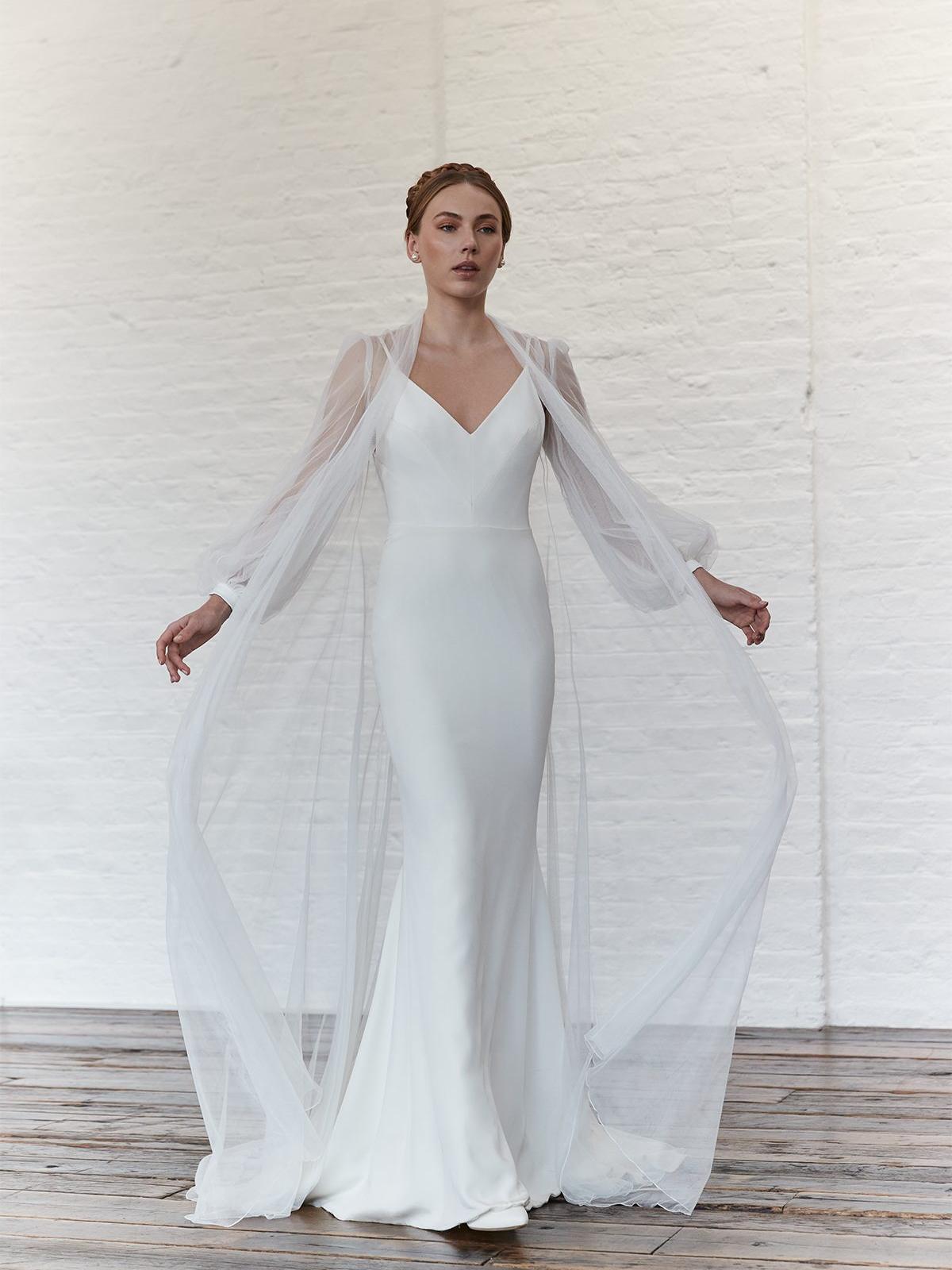 SASSI HOLFORD SASKIA COAT WEDDING ACCESSORY