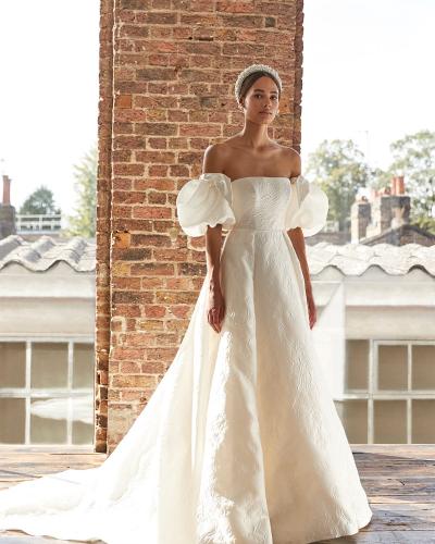 SASSI HOLFORD STEPHANIE + STEPHANIE SLEEVES JACKET WEDDING DRESS
