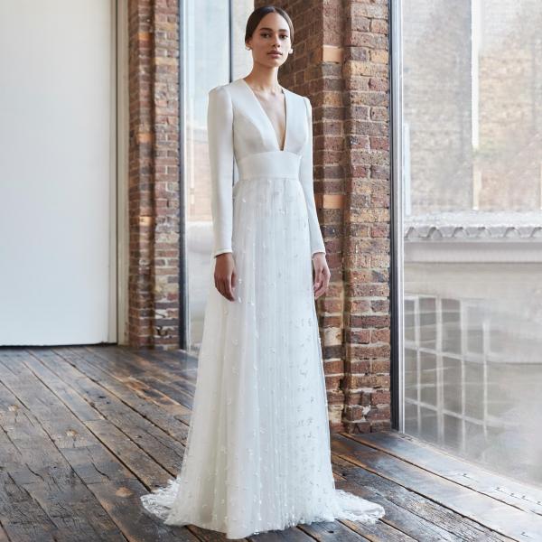 coat style wedding dress
