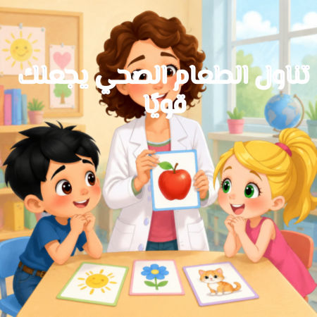 تناول الطعام الصحي يجعلك قويًا