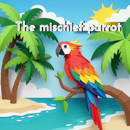 the origamy parot