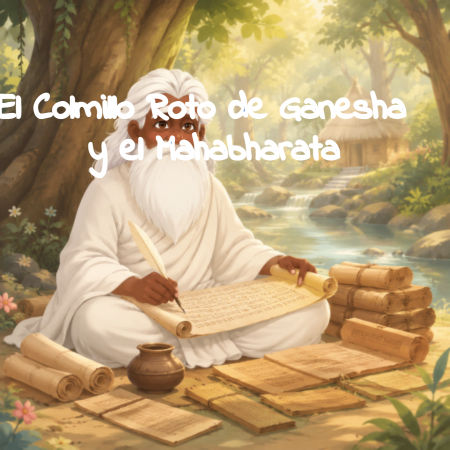 El Colmillo Roto de Ganesha y el Mahabharata