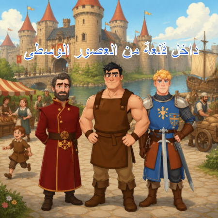 داخل قلعة من العصور الوسطى