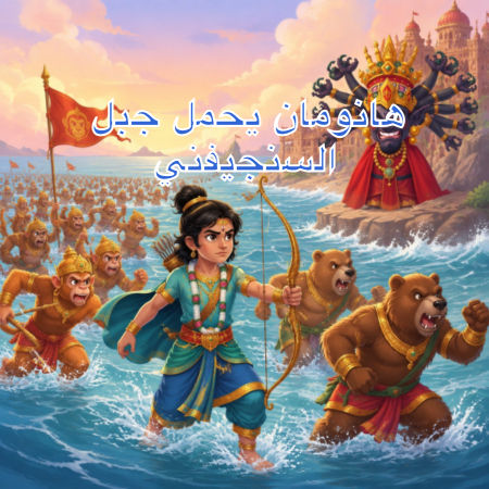 هانومان يحمل جبل السنجيفني