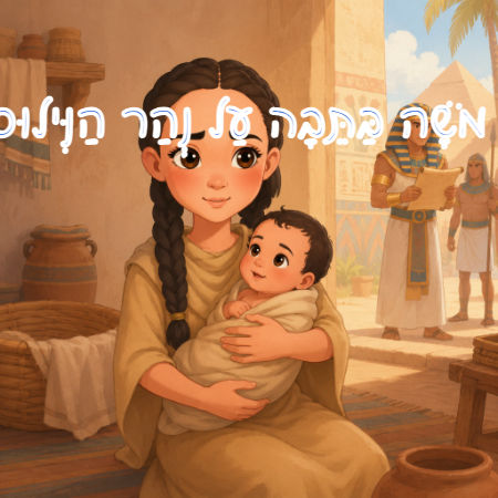 מֹשֶׁה בַּתֵּבָה עַל נְהַר הַנִּילוּס