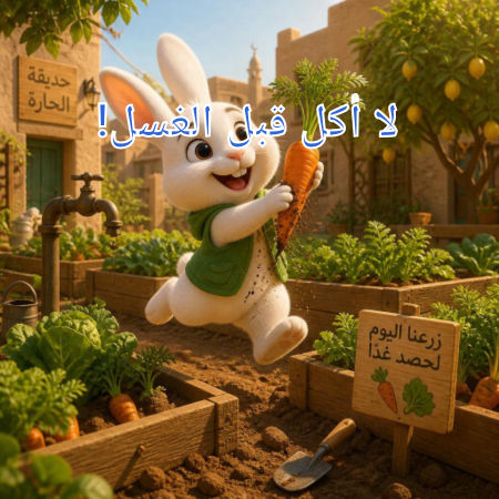 لا أكل قبل الغسل!
