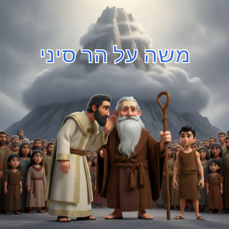 משה על הר סיני