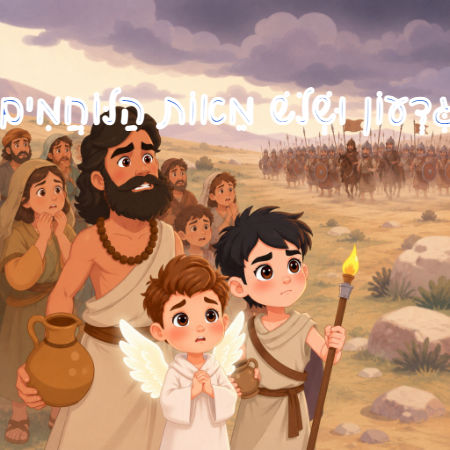 גִּדְעוֹן וּשְׁלֹשׁ מֵאוֹת הַלּוֹחֲמִים
