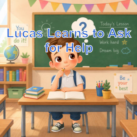 Lucas Learns to Ask for Help
