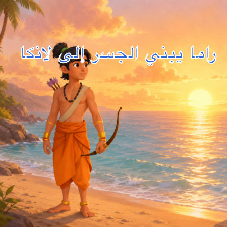 راما يبني الجسر إلى لانكا