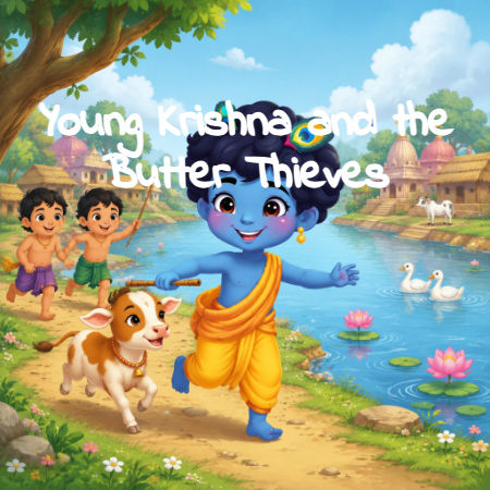 Young Krishna and the Butter Thieves