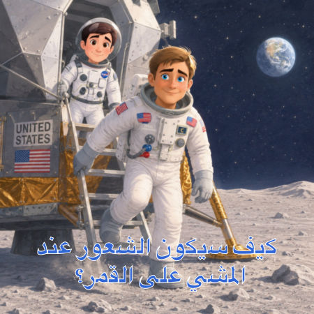 كيف سيكون الشعور عند المشي على القمر؟