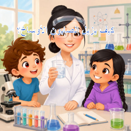 كيف يزيل الصابون الأوساخ؟