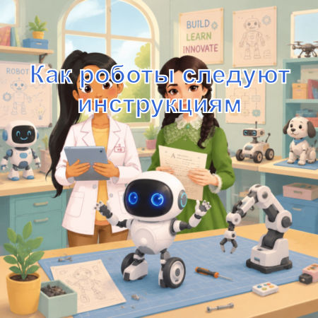 Как роботы следуют инструкциям