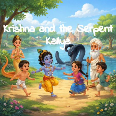 Krishna and the Serpent Kaliya
