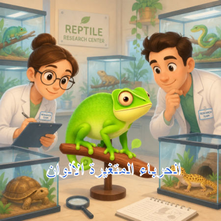 الحرباء المتغيرة الألوان