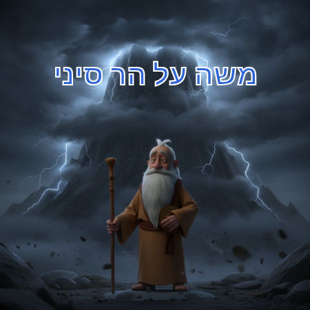 משה על הר סיני