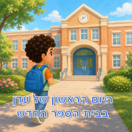 היום הראשון של עדן בבית הספר החדש
