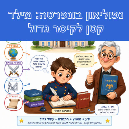 נפוליאון בונפרטה: מילד קטן לקיסר גדול