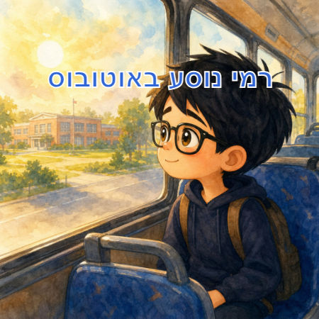 רמי נוסע באוטובוס