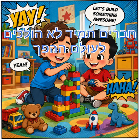 חברים תמיד לא הולכים לעולם ההפך
