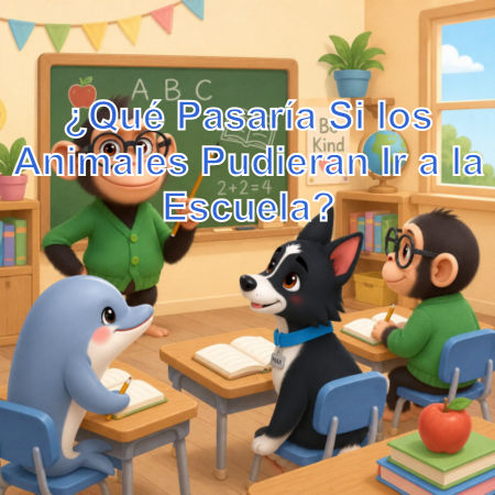 ¿Qué Pasaría Si los Animales Pudieran Ir a la Escuela?