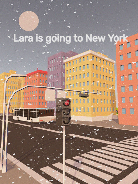 Lara is  going to New York 