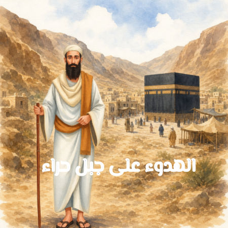 الهدوء على جبل حراء
