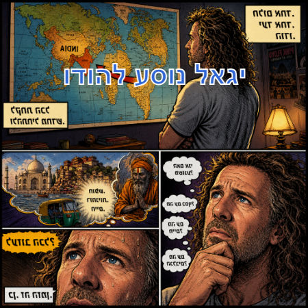יגאל נוסע להודו
