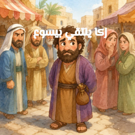 زكا يلتقي بيسوع