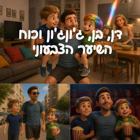 דן, בן, ג'וןג'ון וכוח השיער הצבעוני 
