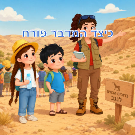 כיצד המדבר פורח