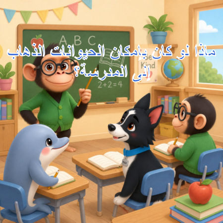 ماذا لو كان بإمكان الحيوانات الذهاب إلى المدرسة؟
