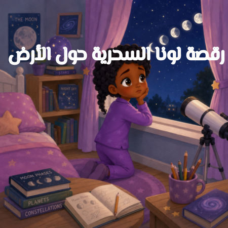 رقصة لونا السحرية حول الأرض