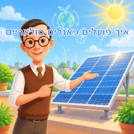 איך פועלים פאנלים סולאריים