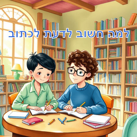למה חשוב לדעת לכתוב