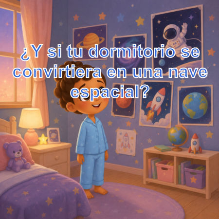 ¿Y si tu dormitorio se convirtiera en una nave espacial?