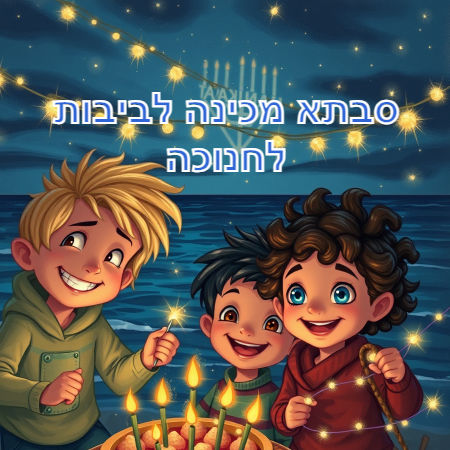 סבתא מכינה לביבות לחנוכה