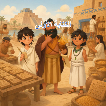 الكتابة الأولى