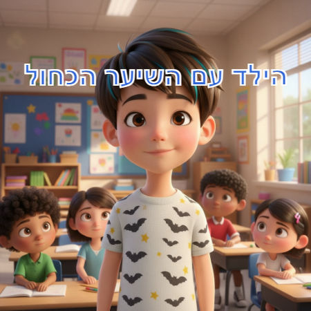הילד עם השיער הכחול